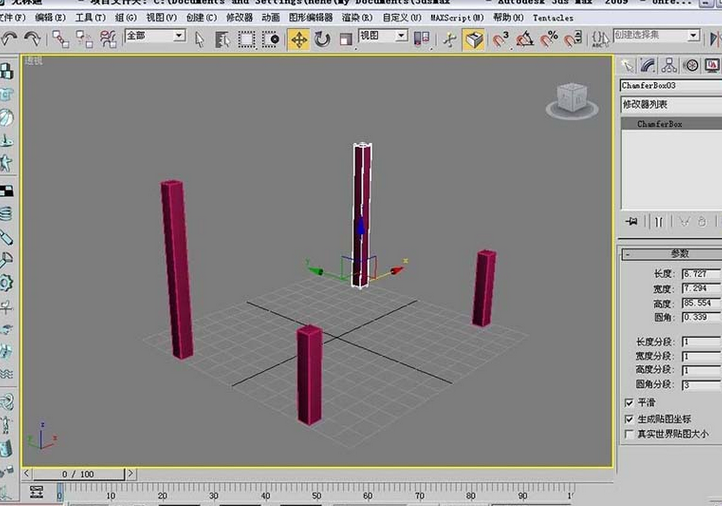 3dmax2009建?，F(xiàn)代簡(jiǎn)約雙架床的操作教程截圖